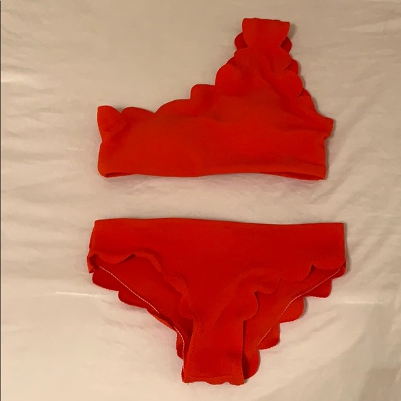 ASOS Other - One Shoulder Ruffled Bikini🧡